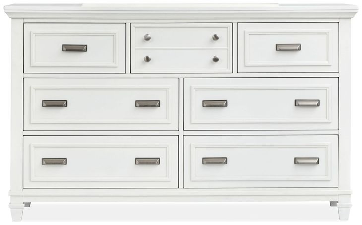 Harborwick White Dove 7 Drawer Dresser