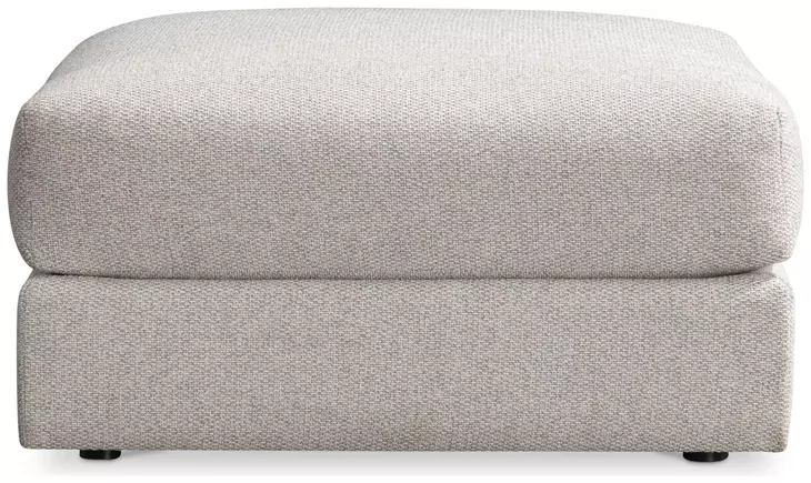 Vista Gray Square Ottoman