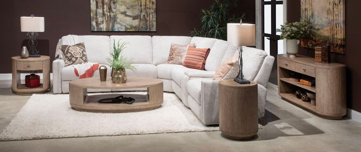 Westvale Chateau Brown Oval Sofa Table