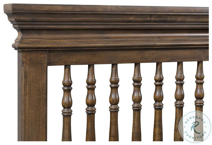 Olivia Rosewood Arch Top Convertible Standard Crib