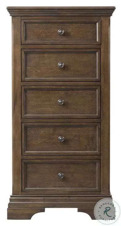 Olivia Rosewood Pier 5 Drawer Chest