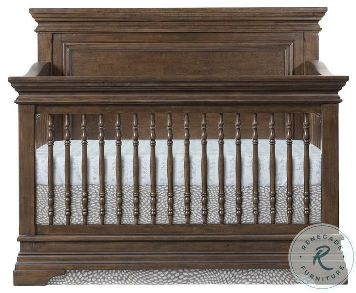 Olivia Rosewood Flat Top Convertible Standard Crib