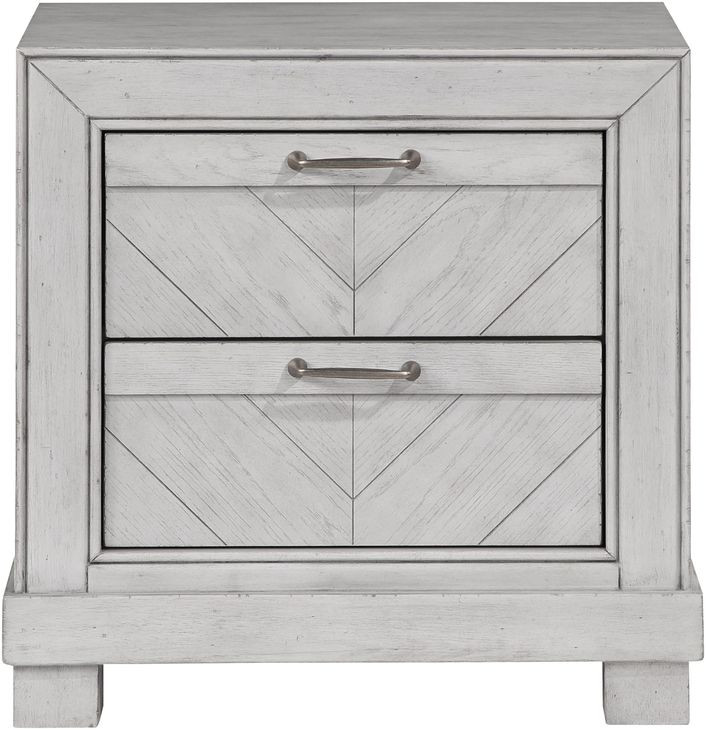 Montana Gray 2 Drawers Nightstand