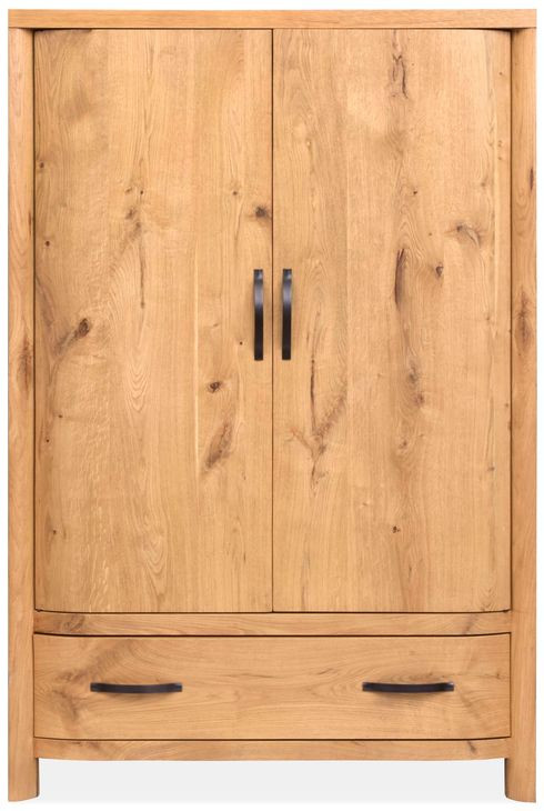 Highridge Honey Wheat 2 Door Armoire