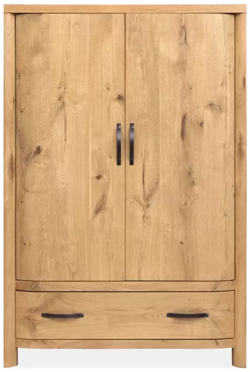 Laramie Honey Wheat 2 Door Armoire