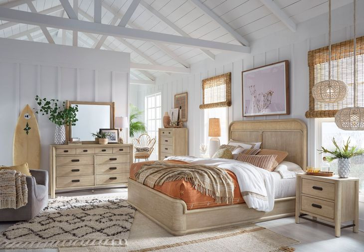 Sunset Cove Sanibel Brown Panel Bedroom Set