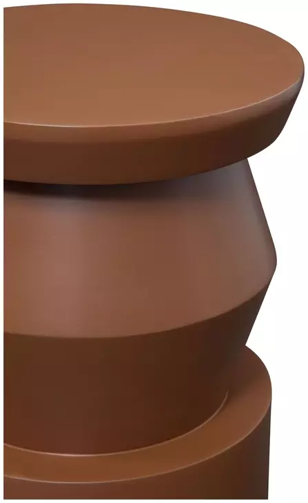 Allen Brown 14" Round Side Table