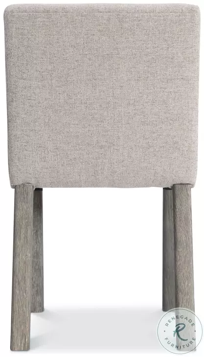 Monolith Beige Performance Fabric Side Chair Set of 2