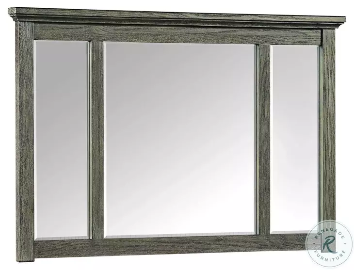 Oak Park Brushed Pewter Dresser Mirror
