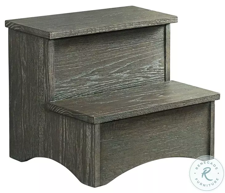 Oak Park Brushed Pewter Step Stool