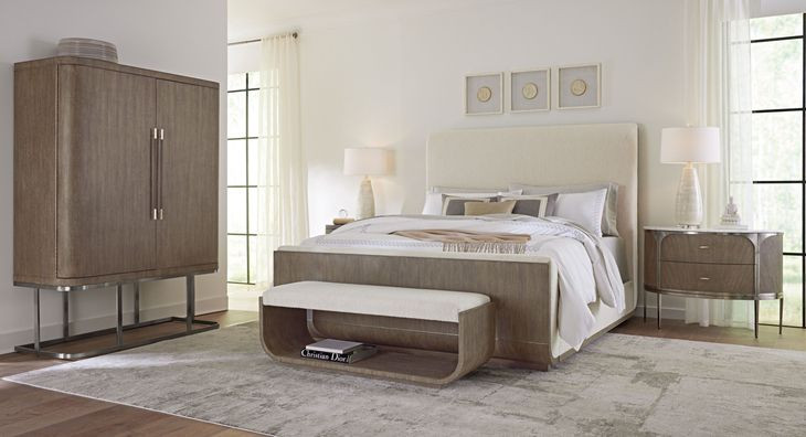 Modern Mood Mink Upholstered Panel Bedroom Set