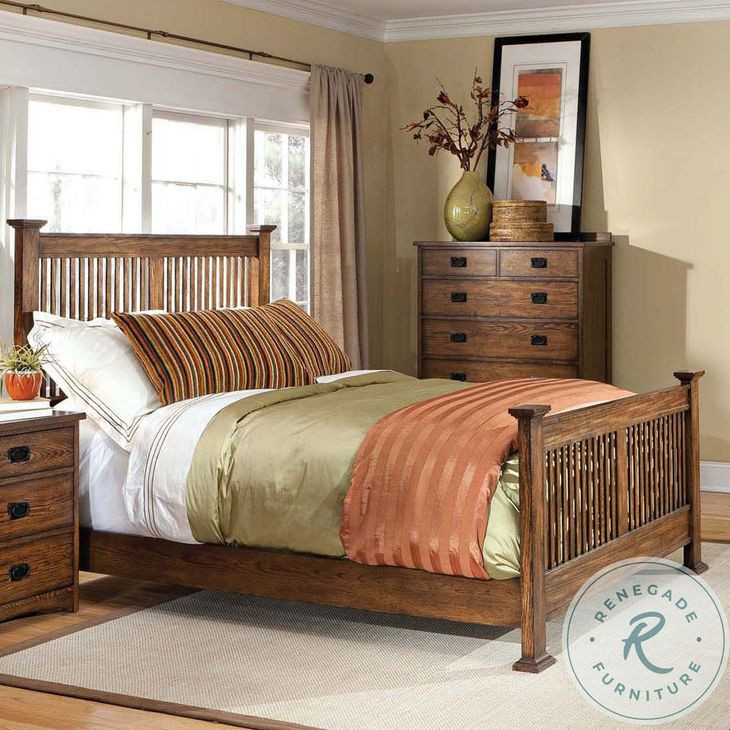 Oak Park Mission 6 Drawer 40" Chest