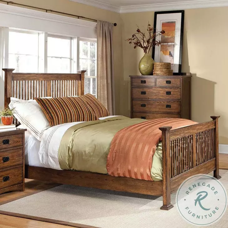 Oak Park Mission 6 Drawer 40" Chest