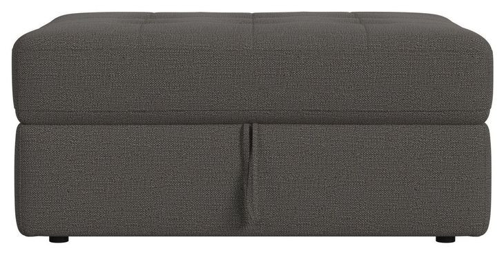 Harleigh Ash Upholstered Square Storage Ottoman