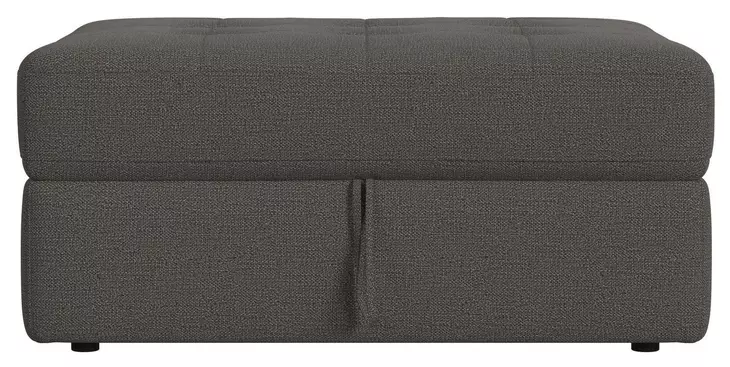 Harleigh Ash Upholstered Square Storage Ottoman