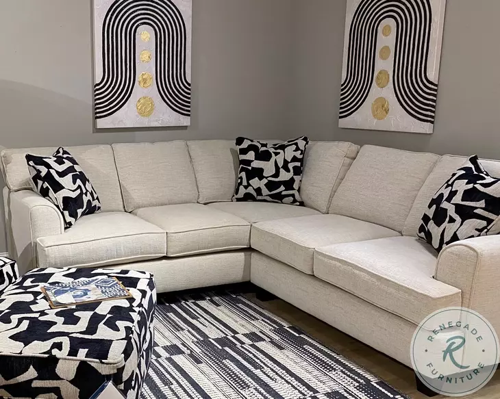 Spencer Sugarshock Blanco 2 Piece RAF Sectional