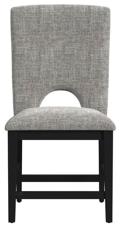Salem Gray Upholstered Counter Height Side Chair Set of 2