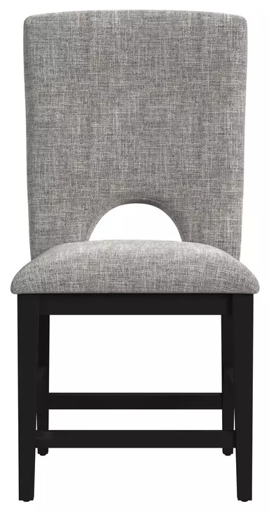 Salem Gray Upholstered Counter Height Side Chair Set of 2