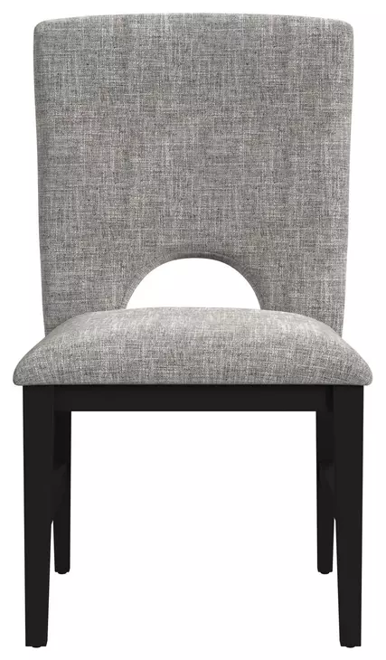 Salem Gray Upholstered Dining Side Chair Set of 2