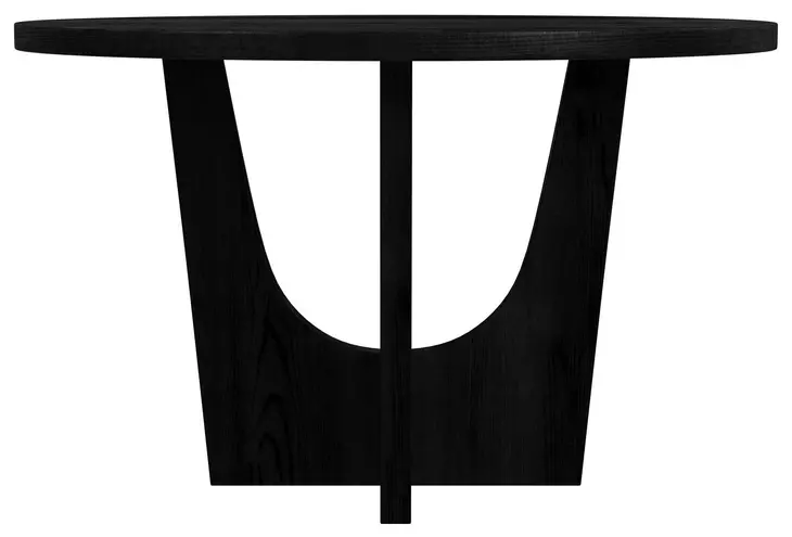 Salem Black 52" Round Counter Height Table