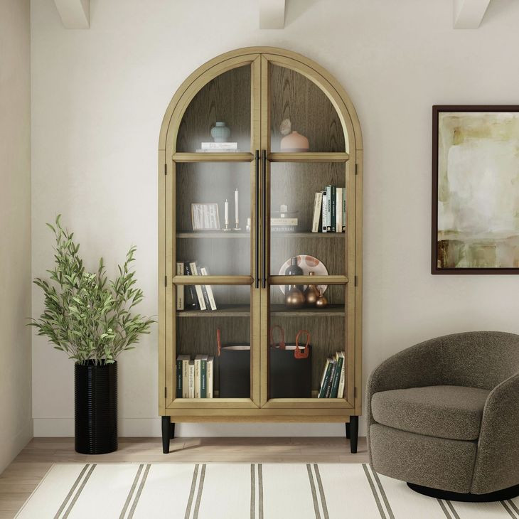 Homer Weathered Oak Bookcase