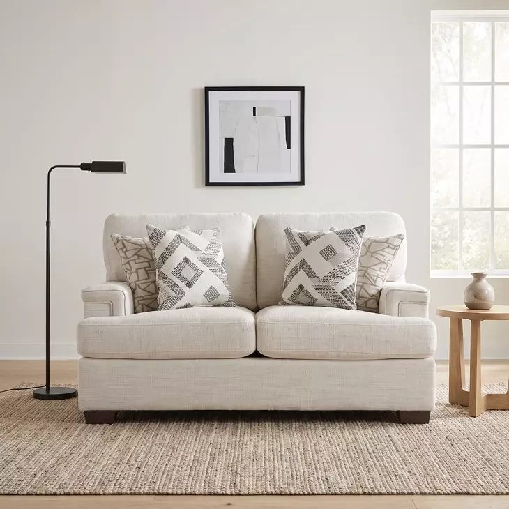 Orson Cream 66" Loveseat