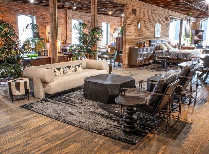 Bakio Black Round Side Table