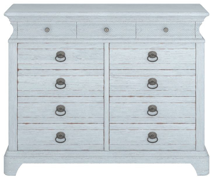 Summer Creek Blue 11 Drawer Dresser