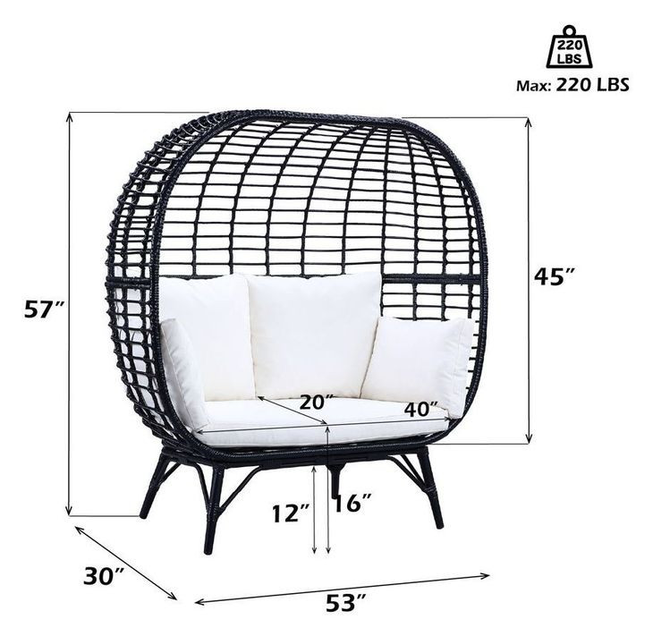 Penelope Cream Upholstered Outdoor Lounge Chair