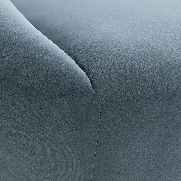 Rizz Blue Upholstered Swivel Accent Chair