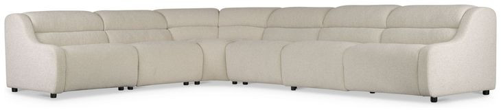 Gio Cream 6 Piece Power Reclining Sectional