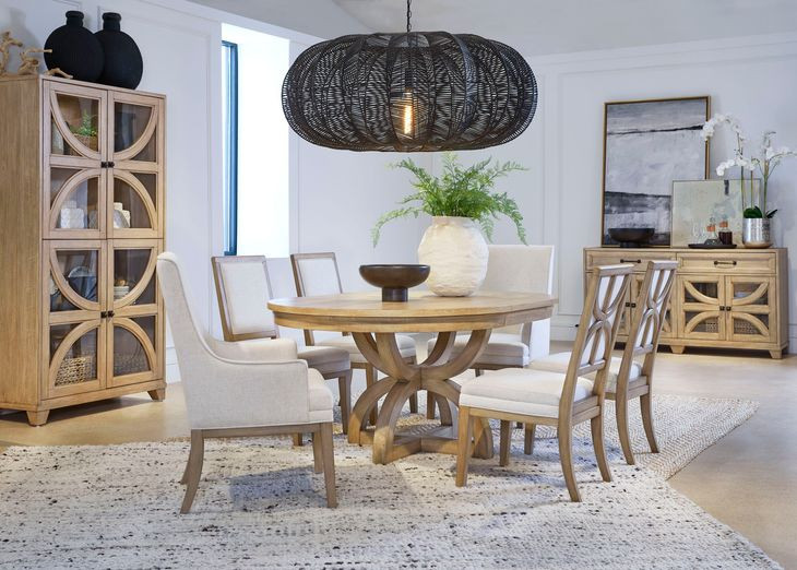 Kingsmere Honey Maple 68" Extendable Oval Dining Table