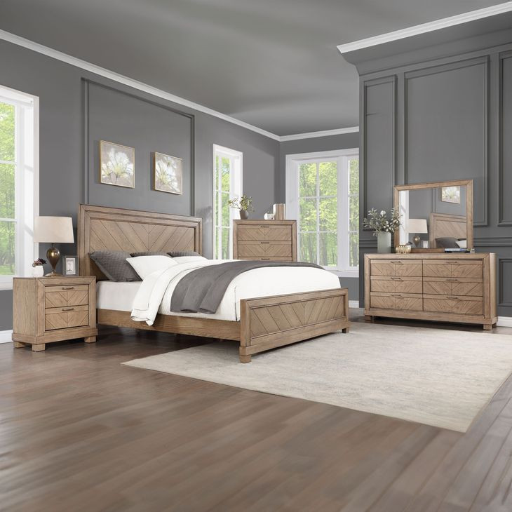 Montana Brown Low Profile Panel Bedroom Set