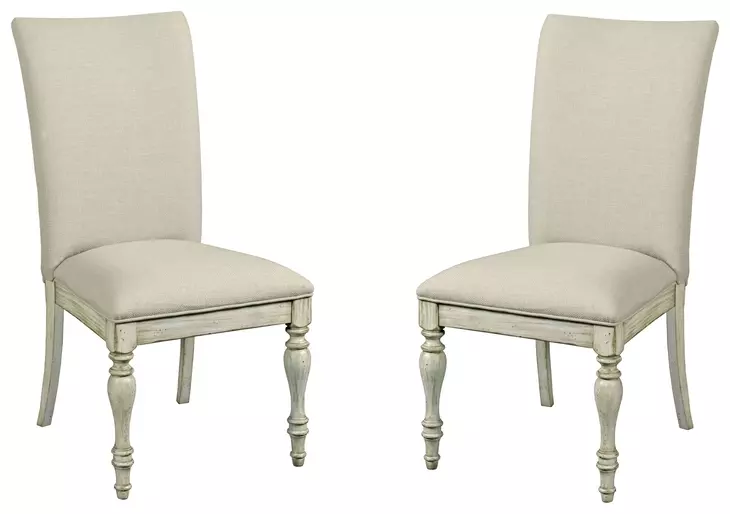 Weatherford Cornsilk Upholstered Tasman Dining Chair Set of 2