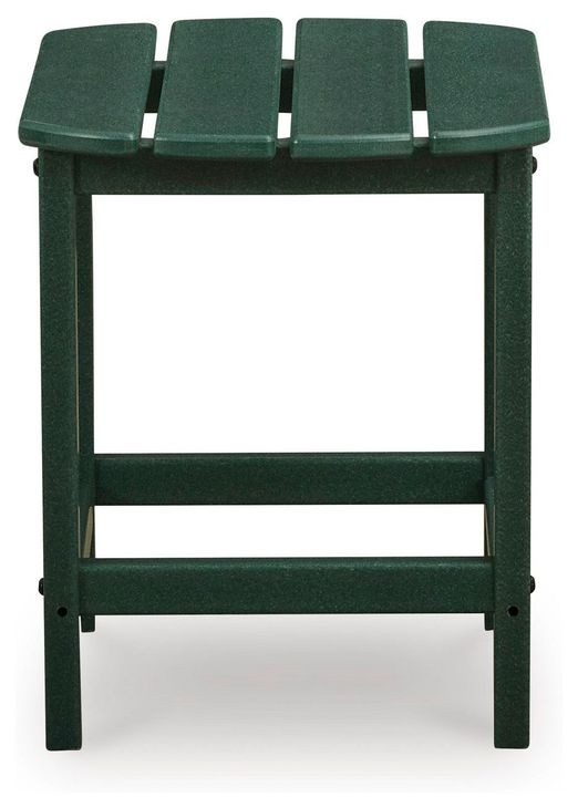 Karson City Green Outdoor Rectangular End Table