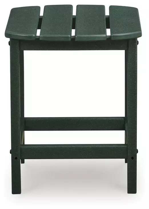 Sundown Treasure Green Outdoor Rectangular End Table