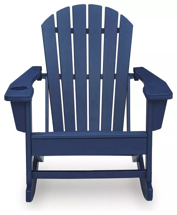 Sundown Treasure Blue Outdoor Rocking Chair