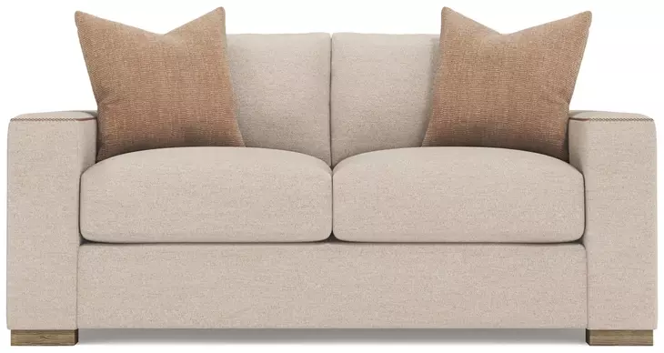 Vaughn Beige 67" Loveseat