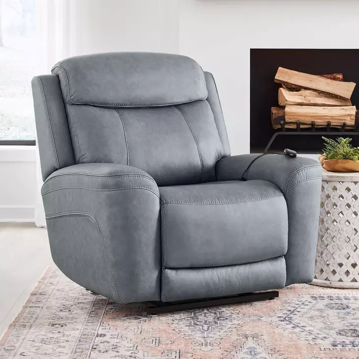 Callahan Sydney Evening Lay Flat Power Lift Recliner with Heat and Massage
