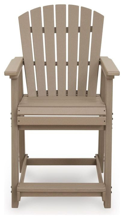 Sandy Dune Medium Brown Outdoor Bar Stool Set of 2