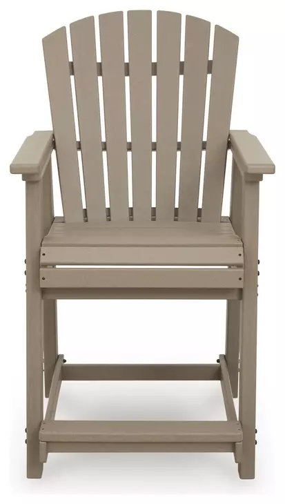 Sandy Dune Medium Brown Outdoor Bar Stool Set of 2