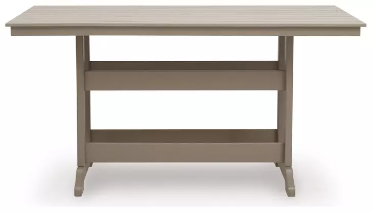 Sandy Dune Medium Brown 72" Rectangular Outdoor Counter Height Dining Table