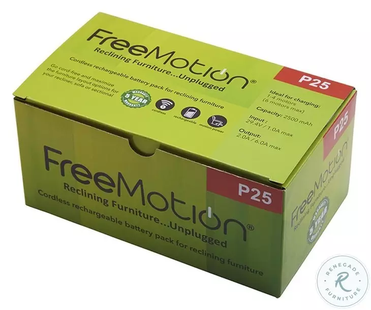 Freemotion Black 2500 MAH Battery