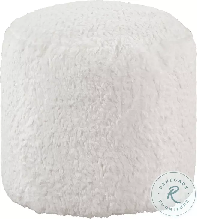 Nice Off White Pouf