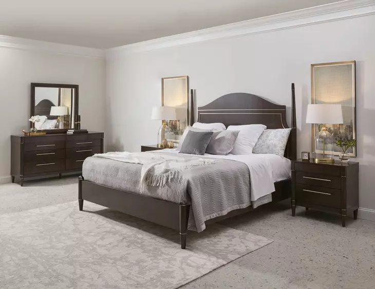 Oakridge Medley Piano Brown Square Dresser Mirror