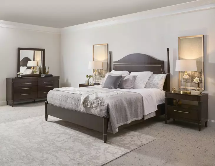Oakridge Medley Piano Brown 8 Drawer Dresser