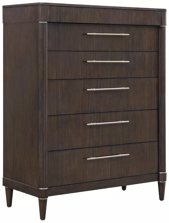 Oakridge Medley Piano Brown 6 Drawer Chest