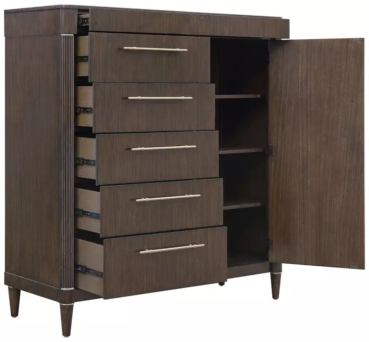 Asher Park Piano Brown Queen Poster Bedroom Set