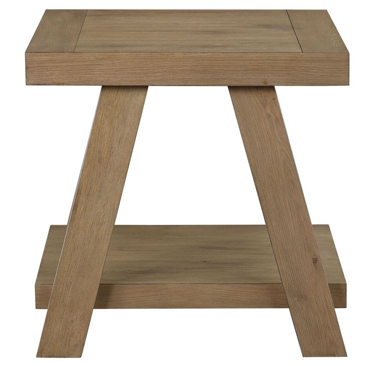 Orinda Brown Square End Table