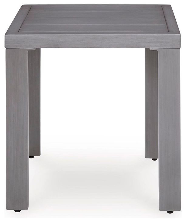 Dillon Beach Gray Square Outdoor End Table